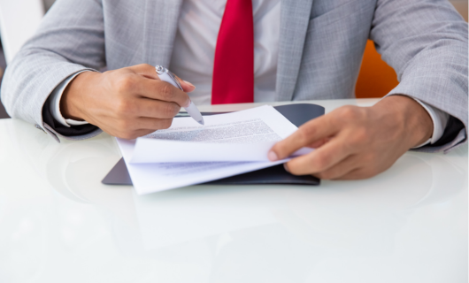 Compliance paperwork